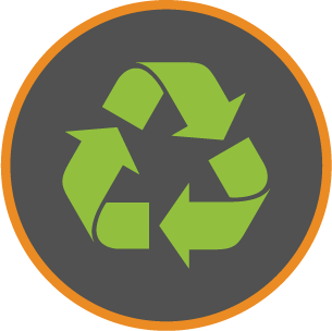 Consideration to recycled and renewable content at every stage